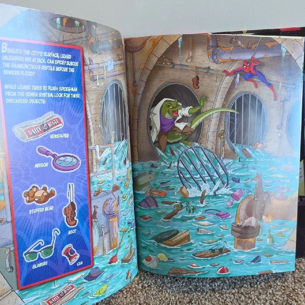 Marvel Spider-Man Look and Find Adventure Books - Hardcover
